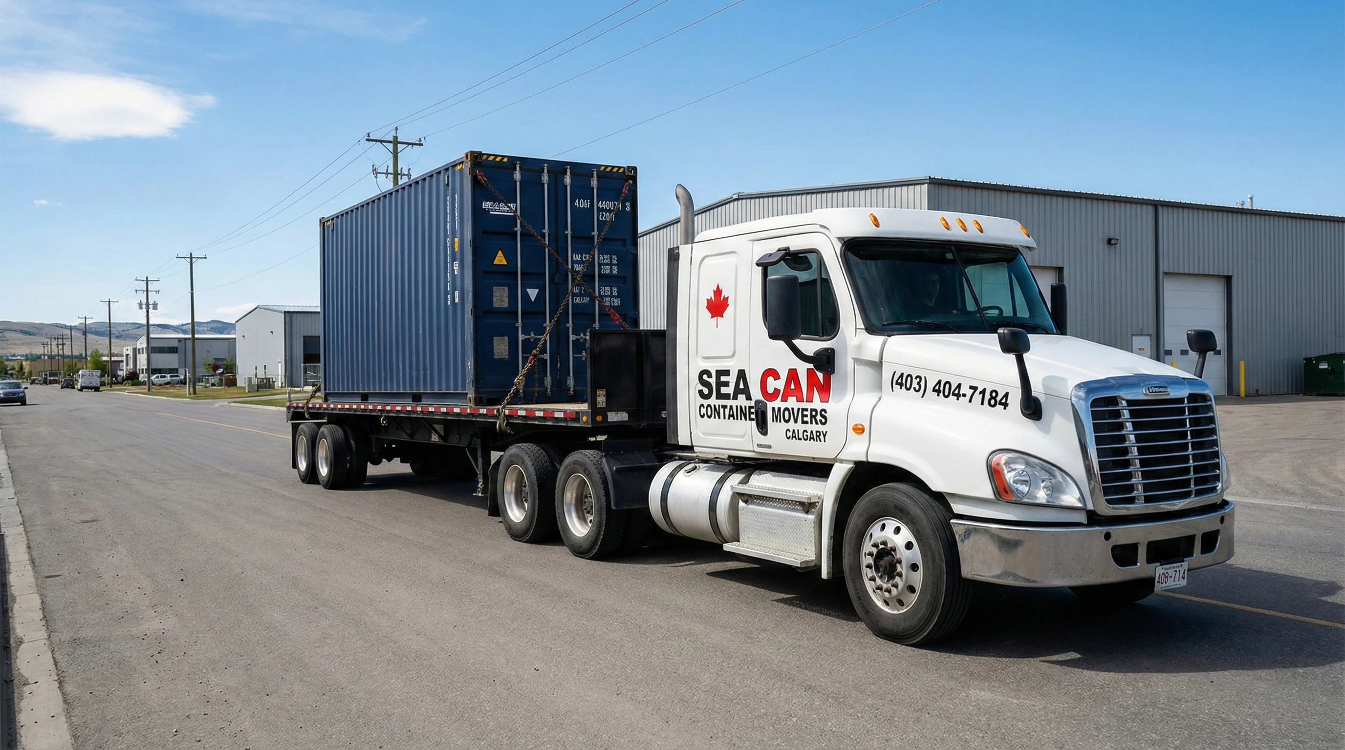 Flatbed transport service in Calgary